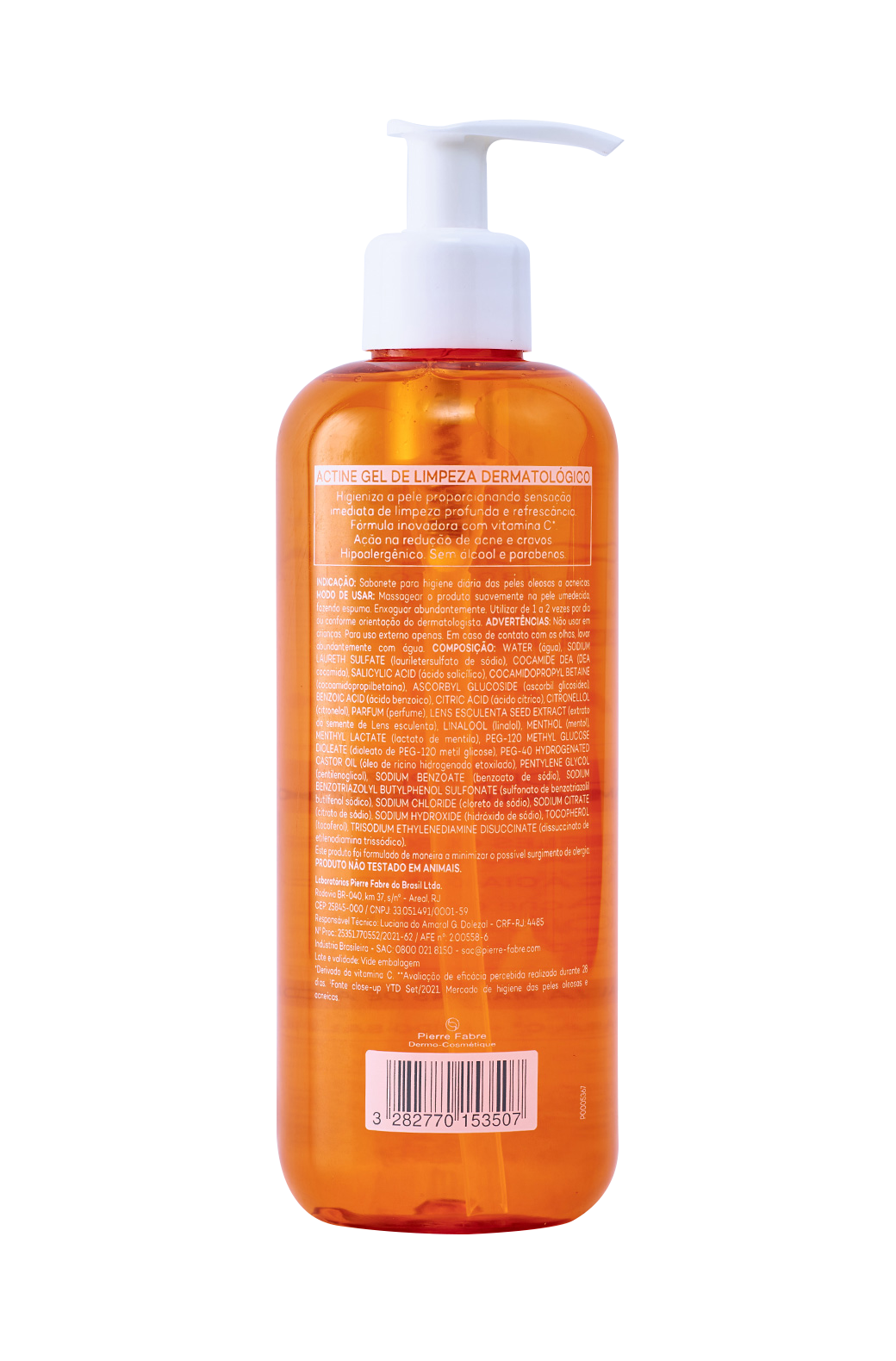 Actine Gel de Limpeza 400g