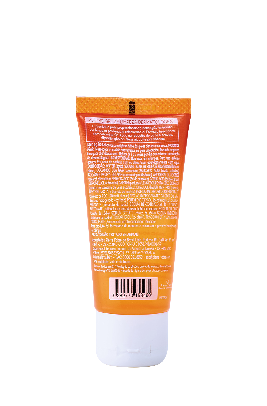 Actine Gel De Limpeza 60g