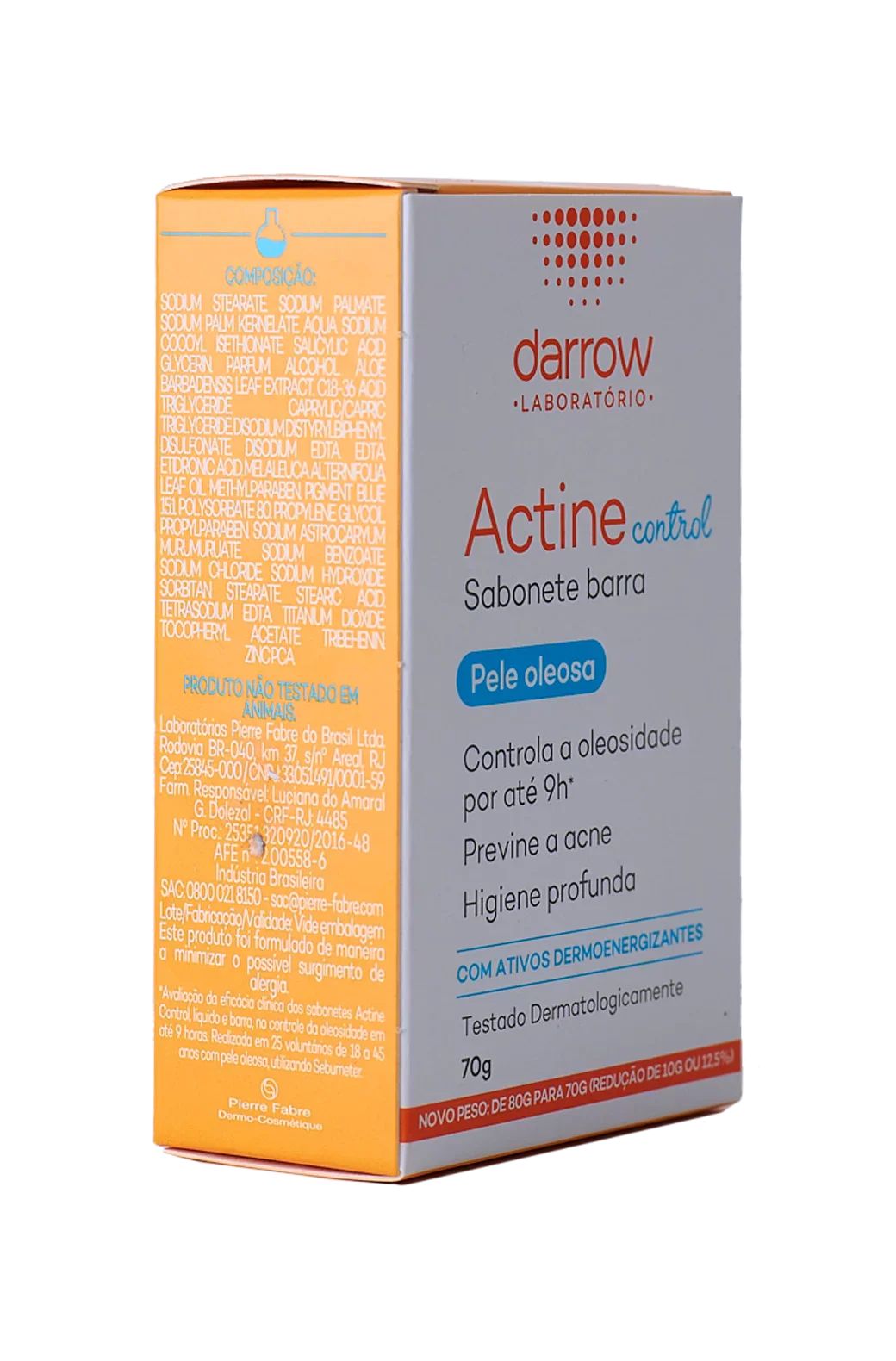 Actine Control Sabonete em Barra 70g
