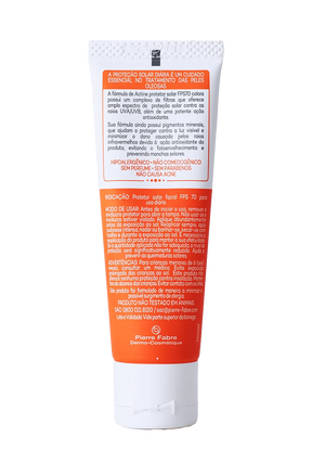 Actine Solar Protetor Solar FPS 70 Pele Clara 40g