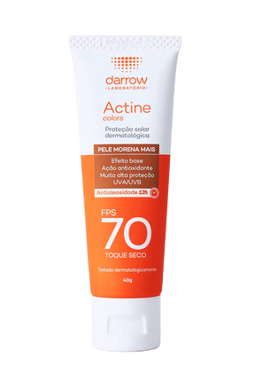 Actine Solar Protetor Solar FPS 70 Pele Morena Mais 40g