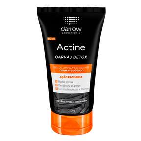 Actine Carvão Detox Gel De Limpeza Esfoliante Dermatológico